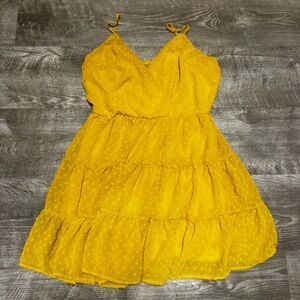 Trixxi Clothing Company Yellow Sundress Size Medium